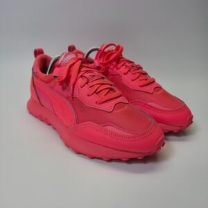 PUMA Rider FV Summer Squeeze Sneakers Womens 10 Sunset Glow Leather Lifestyle